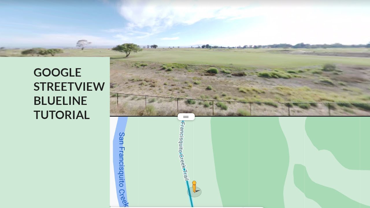 Google Street View Blue Lines with RICOH THETA - Easy