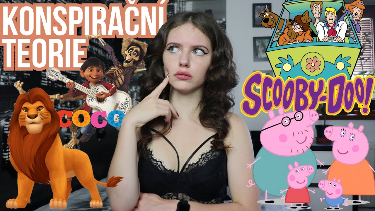 KONSPIRAČNÍ TEORIE | Prasátko Peppa, Scooby Doo, Lví král, Coco | Just Justýna