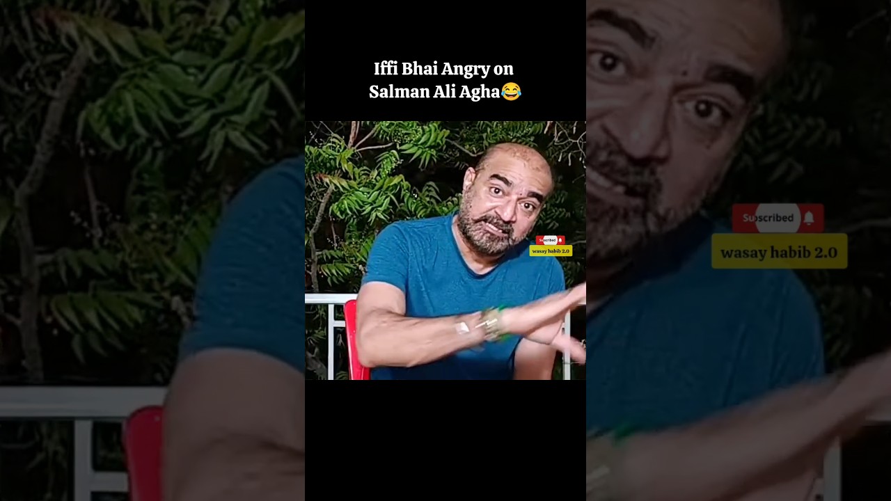 Iffi Bhai Angry on Salman Ali Agha😂🤣#pakvsban #salmanaliagha #babarazam #cricket #wasayhabib #shorts