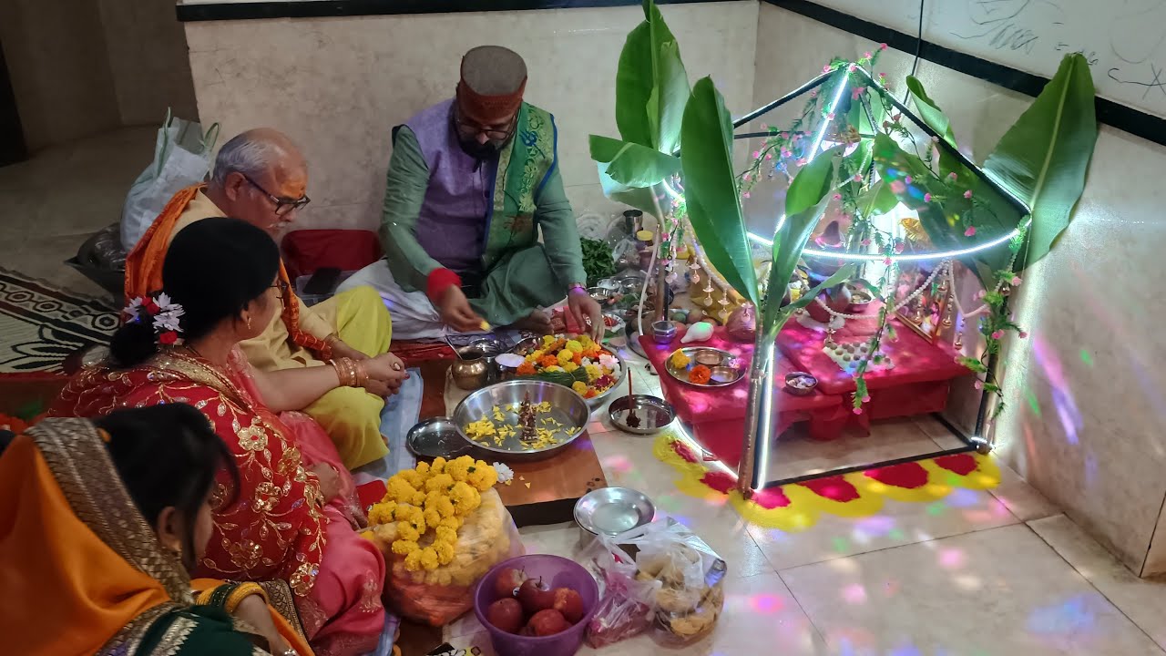 श्री कृष्णा हाइट सत्यनारायण पूजा।
