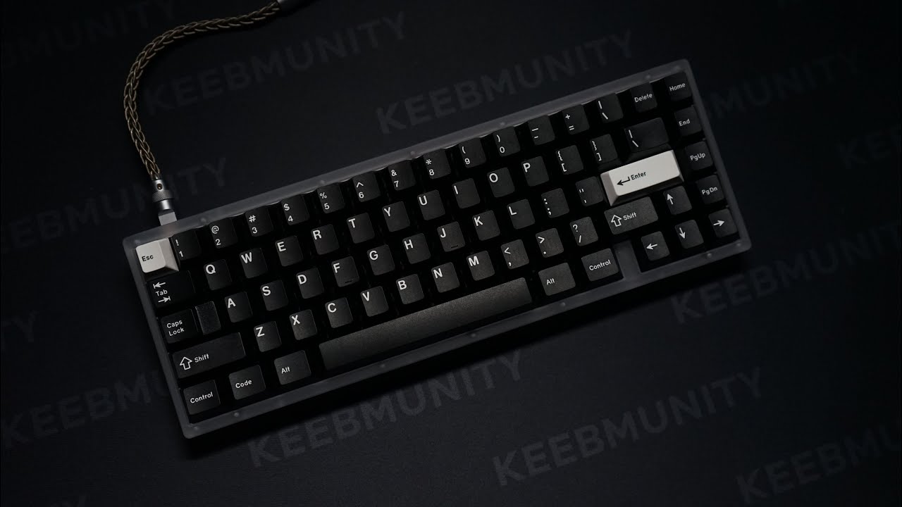 Build #011 - KBD67 MKII / BobaGlides Typing Test