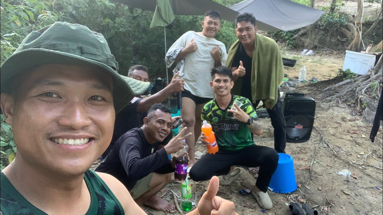 Hujung minggu santai di sungai bersama kawan² 