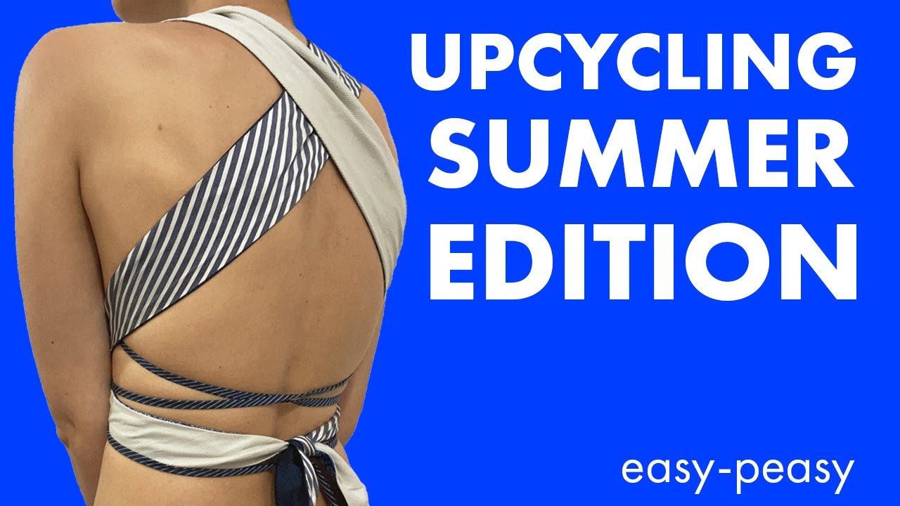 How to make the PERFECT top for SUMMER // Upcycling old ties // RonjaRad