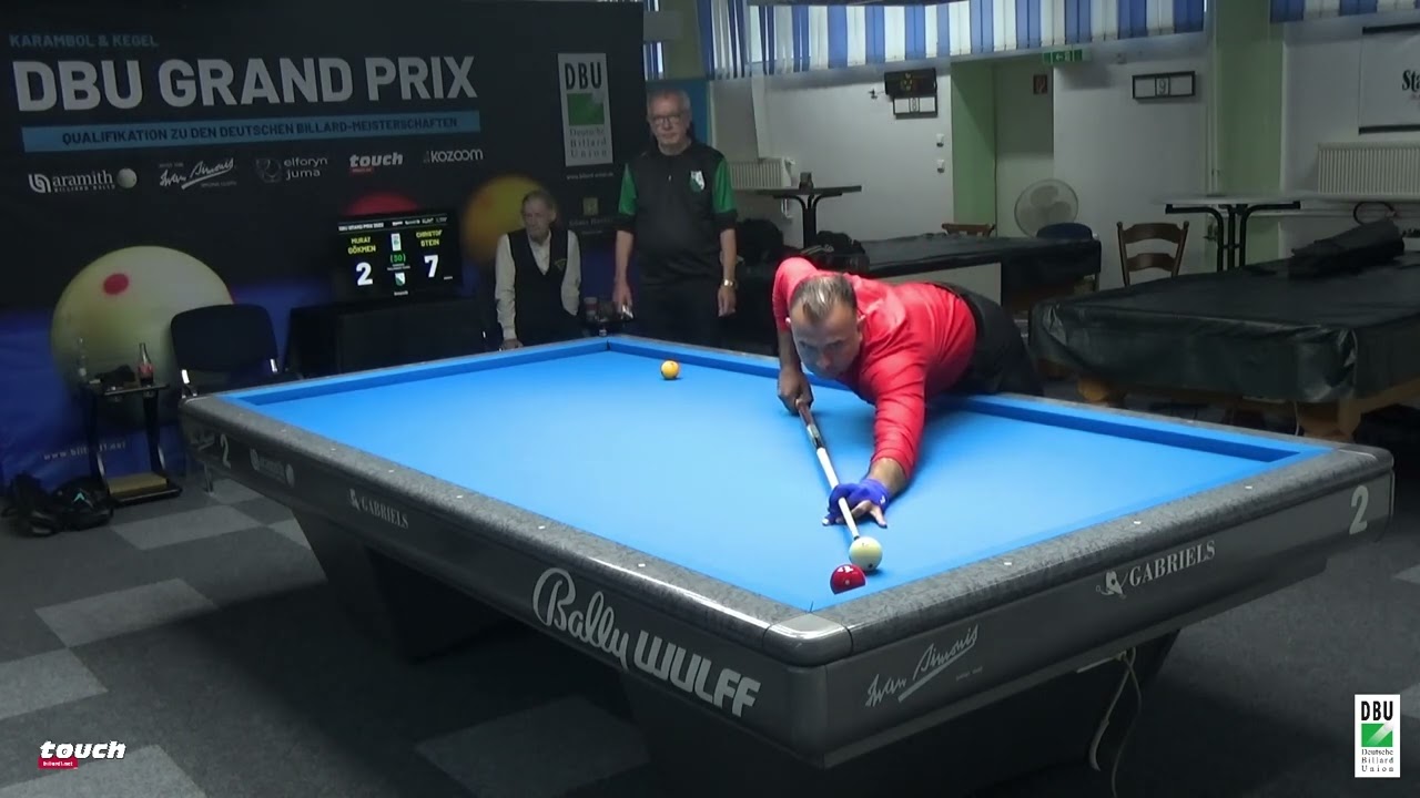 3-CUSHION:  Murat Gökmen - Christof Benedikt Stein