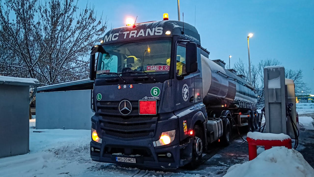 Ultima cursă în ger după ce nu mi-a mers clima la camion pe Ungaria! Cum mă echipez pentru încărcare