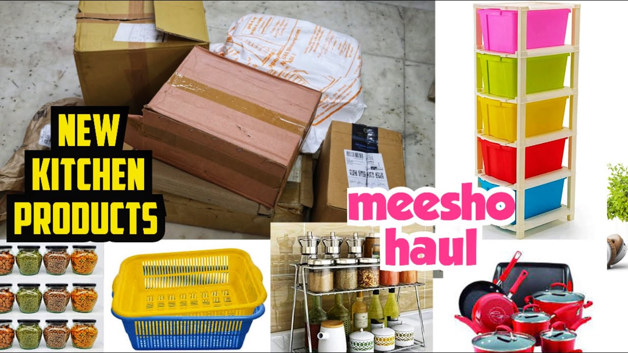 என்னோட New Kitchen Products | My New Kitchen Products | Meesho Amazon Flipkart Kitchen Things Haul