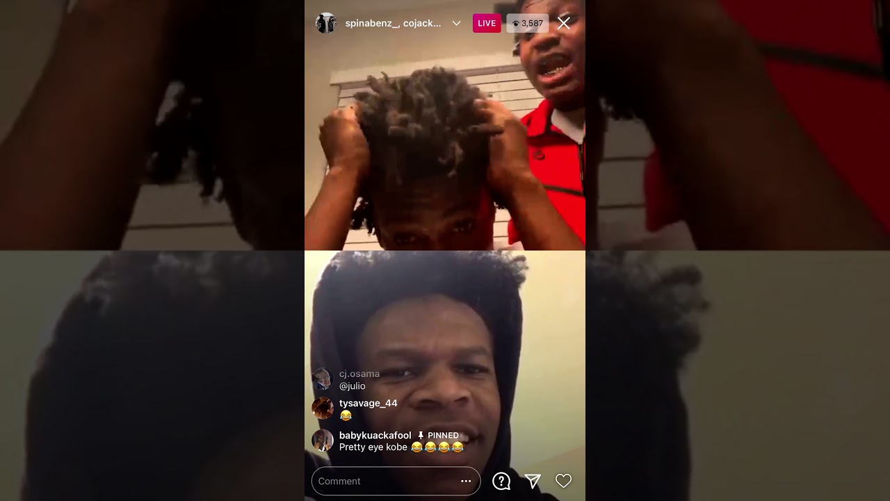 Spinabenz and cojack666 on live