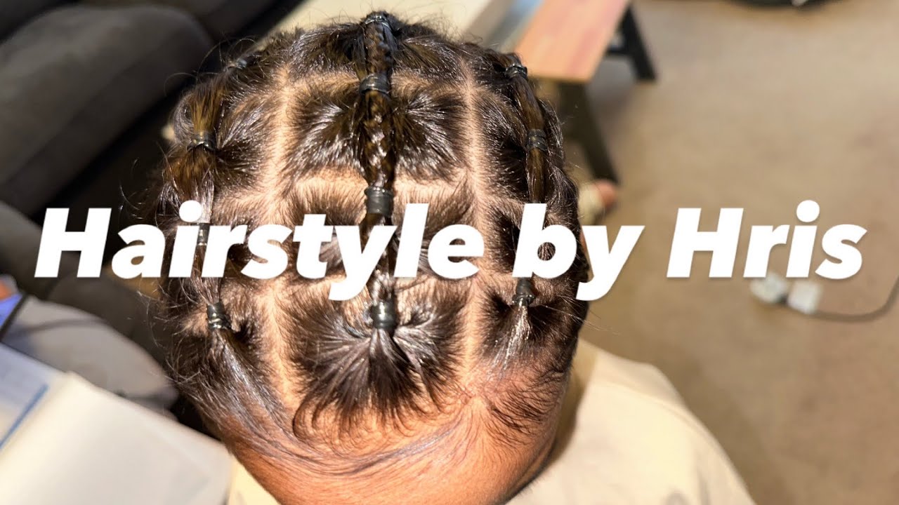 Easy Toddler Braided Elastic Hairstyle 💆‍♀️👱‍♀️