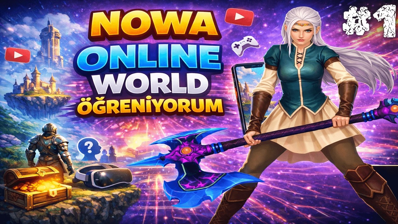Nowa Online World &Ouml;ğreniyorum #1 | STR PRİEST KASIYORUZ (1-15 LEVEL)