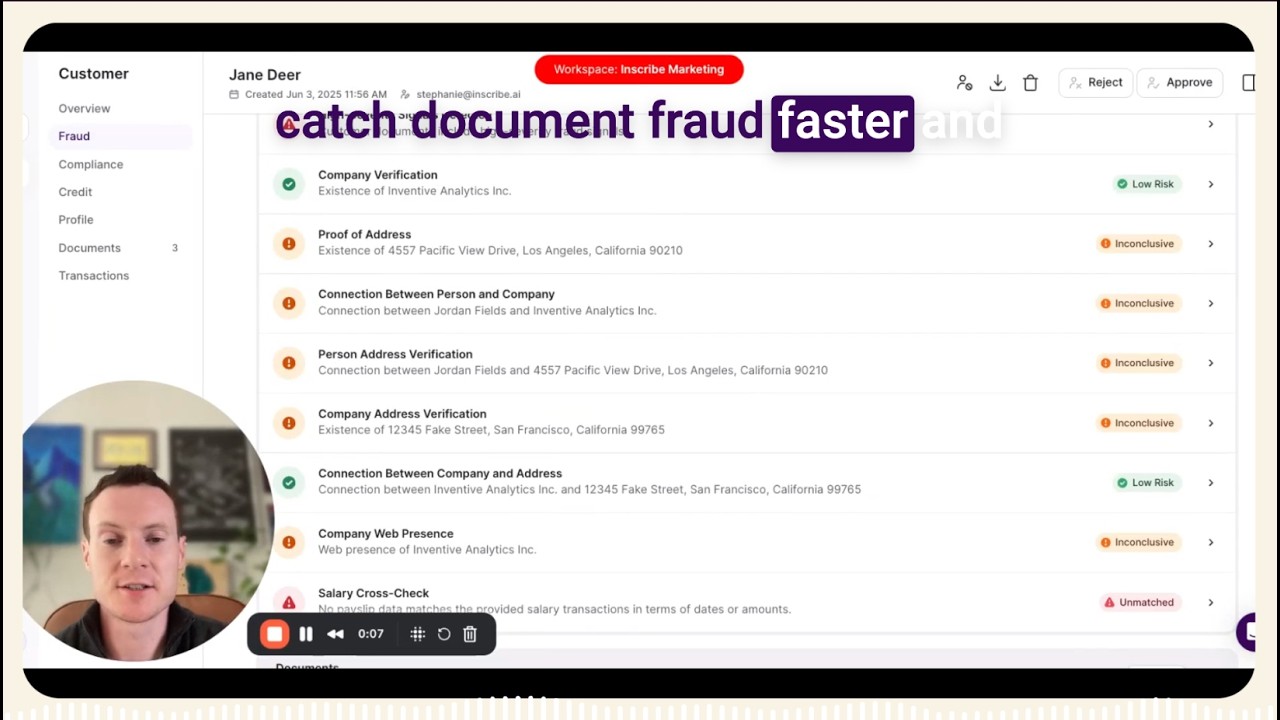 How AI Agents Detect Document Fraud in 60 Seconds | Inscribe