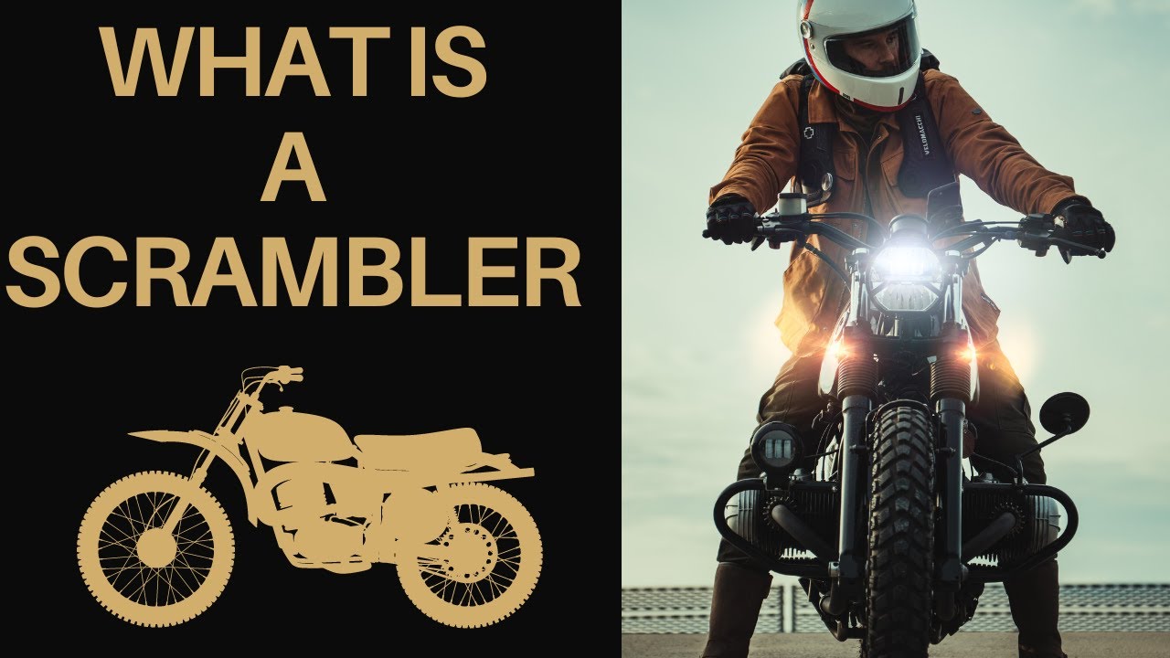 Scrambler motorcycle
