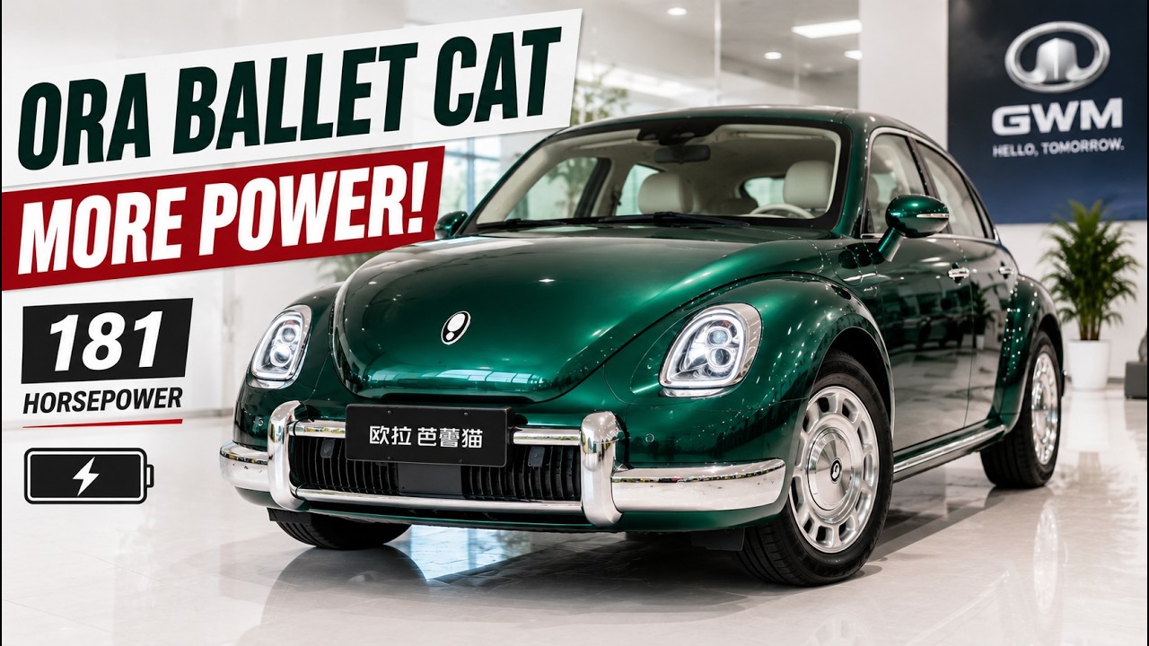 Новый GWM Ballet Cat стал мощнее, сохранив ретро-стиль
