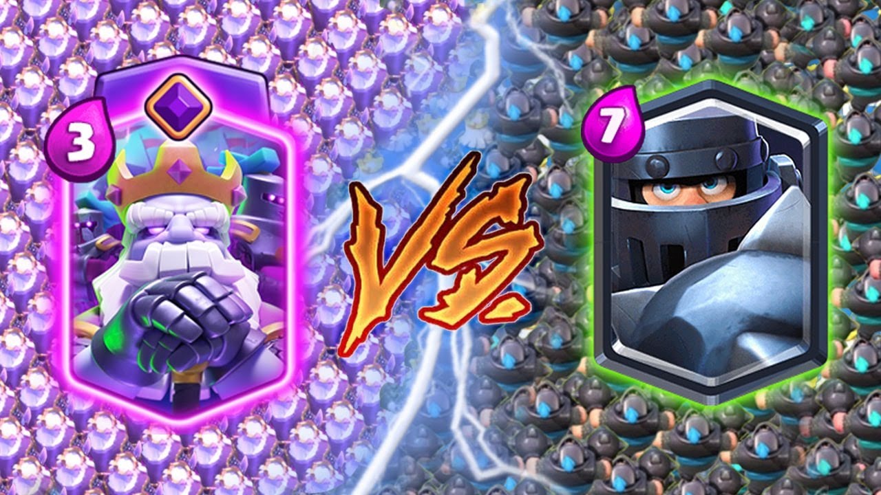 EVOLVED ROYAL GHOST vs MEGA KNIGHT – Clash Royale Challenge