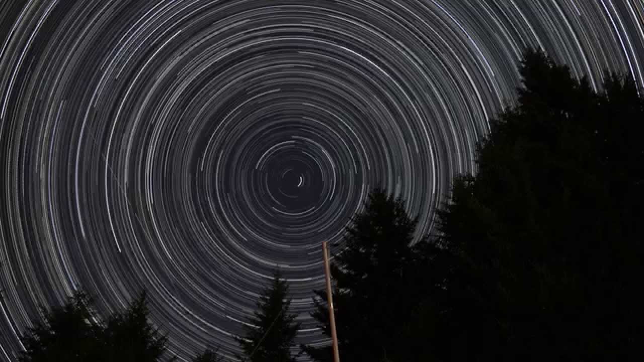 Star Trails of North Celestial Pole ~4 Hours