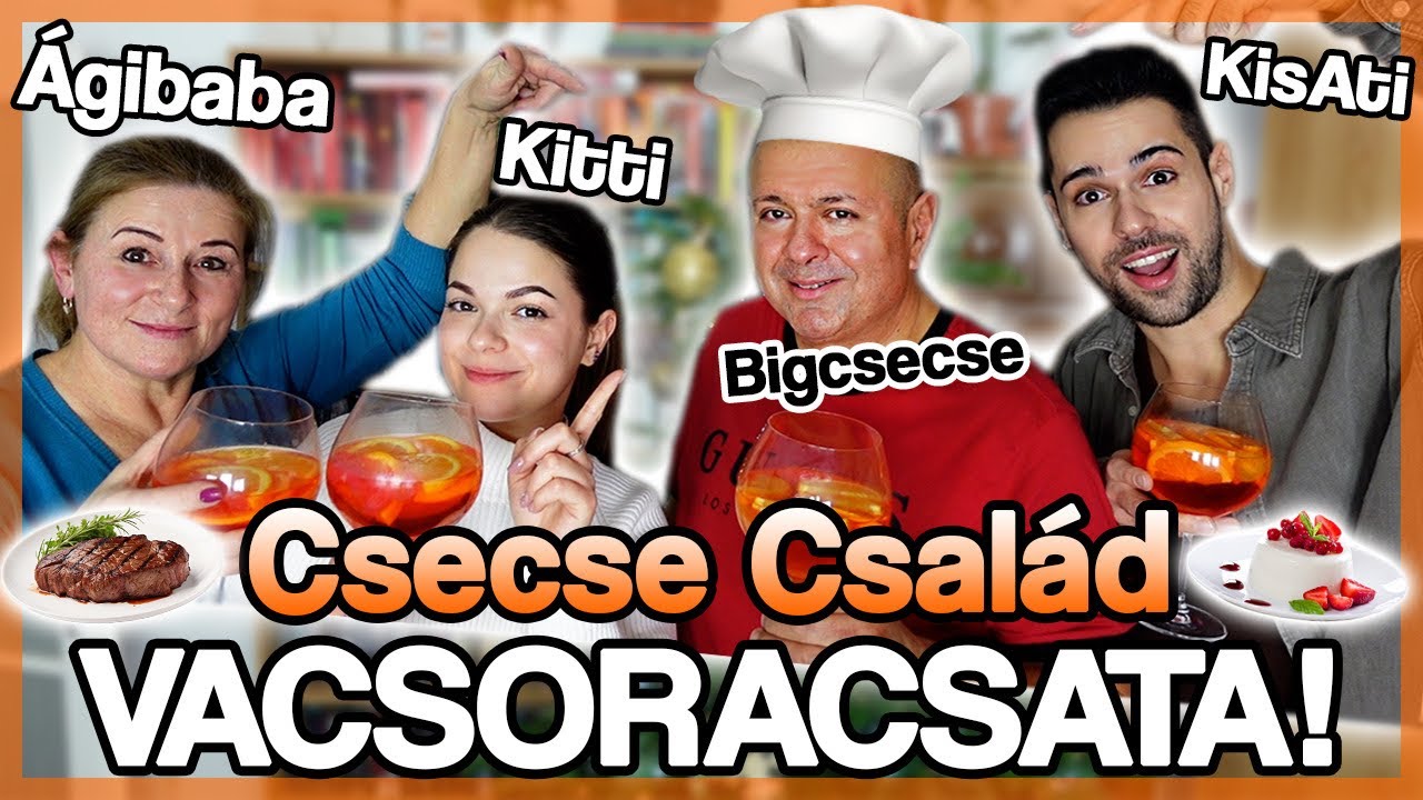CSECSE CSALÁD VACSORACSATA 2. 🍝 Sztárvendéget hívott BigCsecse?! 😱
