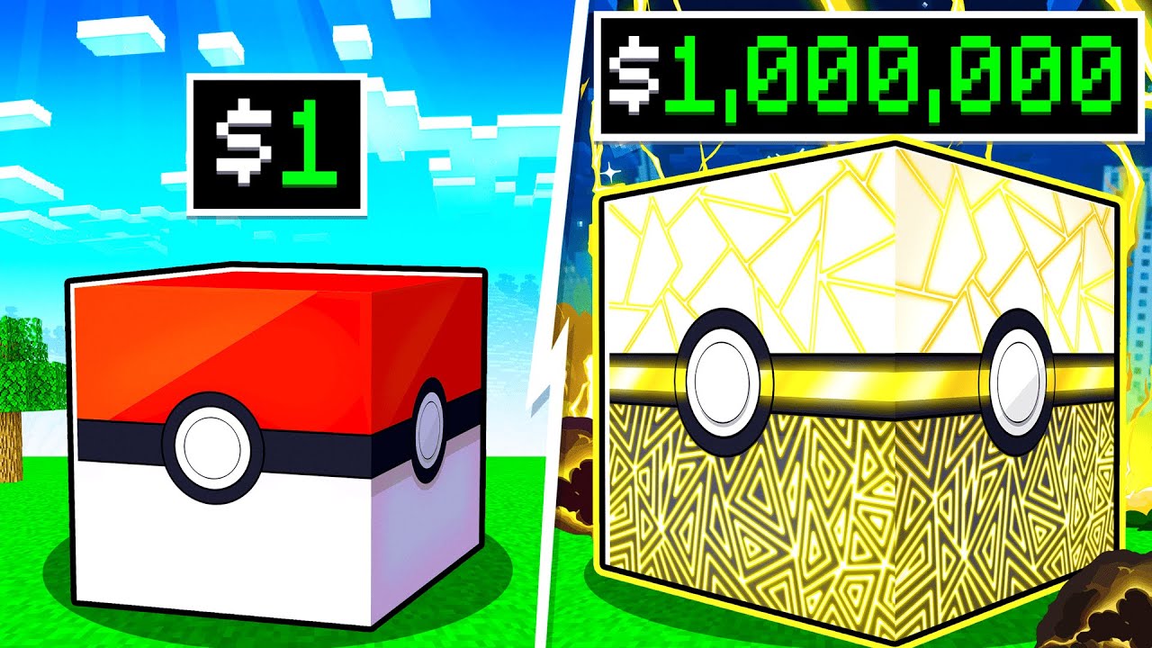 LUCKY BLOCK за 1 доллар против 1 000 000 долларов в Minecraft PIXELMON!