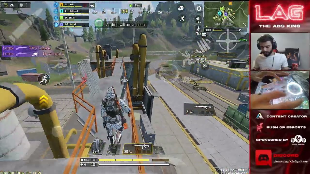 LOTEX SONHO AND LAG IN A 1 LOBBY AGIANST ECHOTHER  WHAT HAPPEND? CRAZY 17 KILLS CALL OF DUTY MOBILE