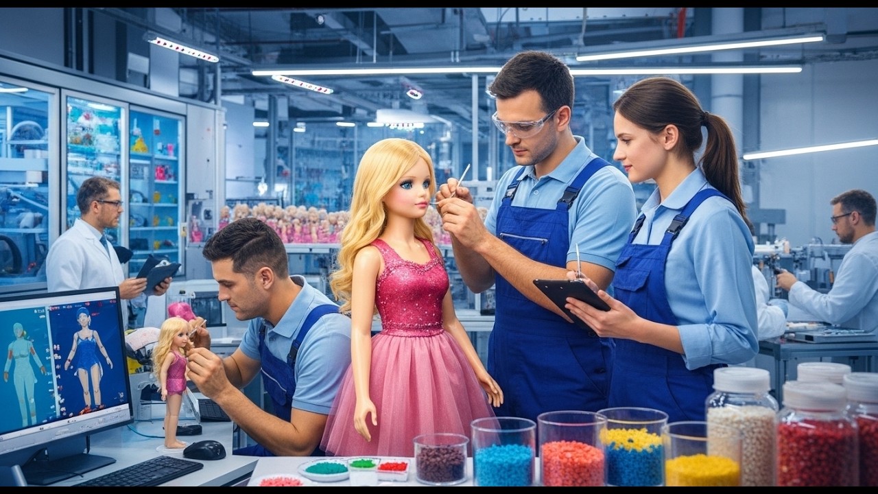 Inside a Toy  Doll factory - how toy doll are made(full process)
