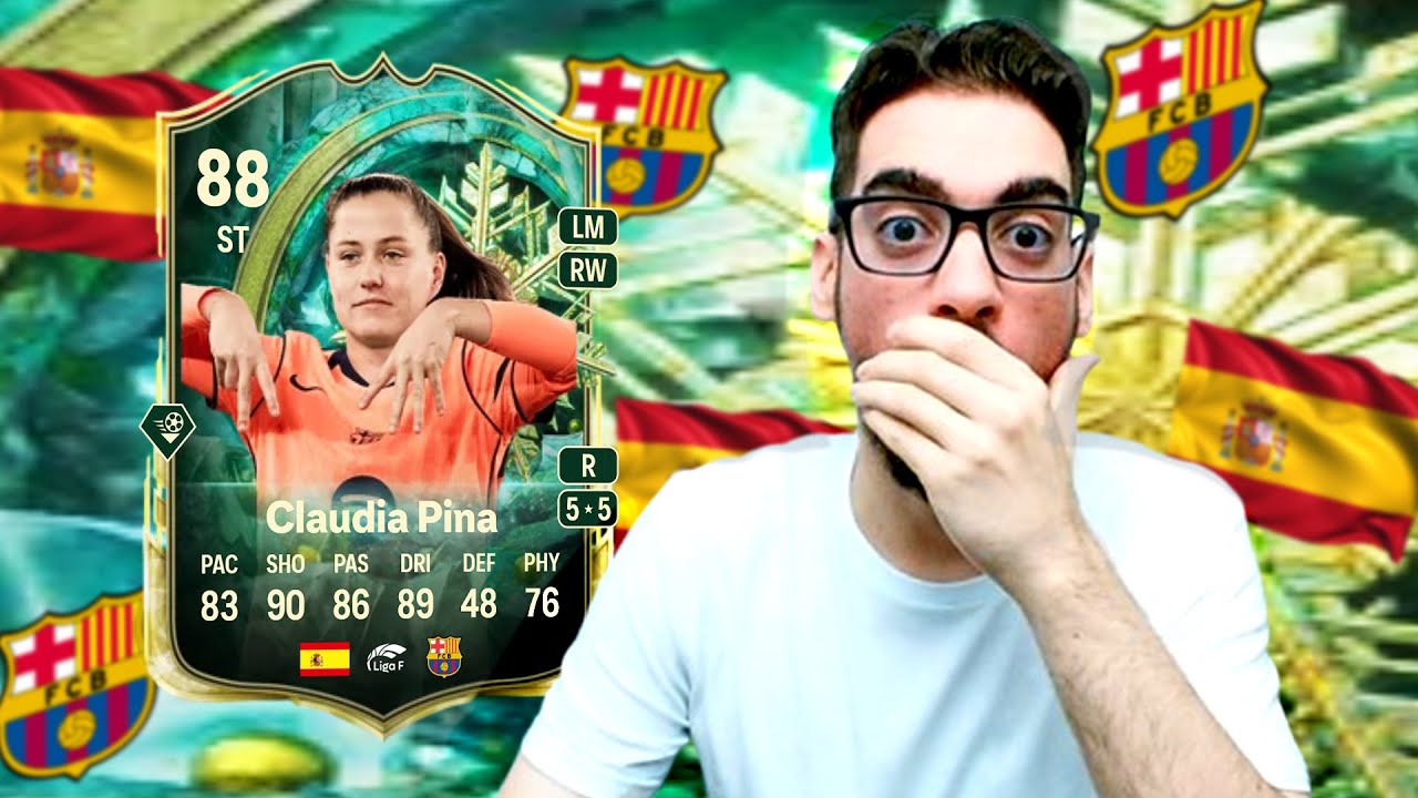 ALREADY OP Claudia Pina + 5★ Skills = BROKEN Winter Wildcard 😳