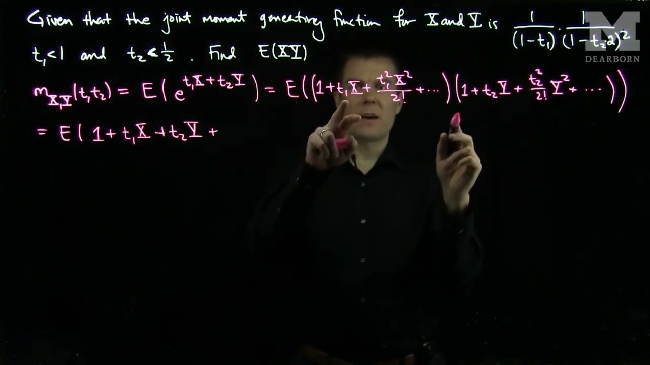 Computing Moments using the Joint Moment Generating Function