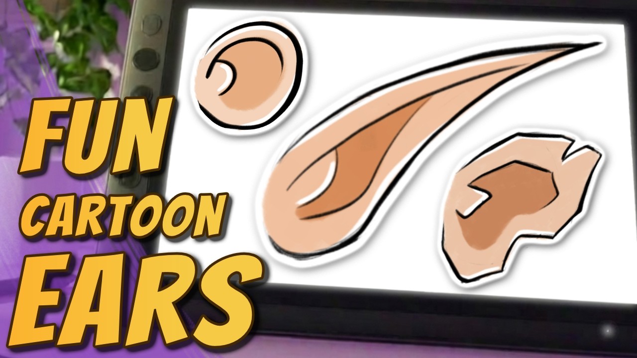 How to Draw Cartoon Ears Easily Step-by-Step | 3 Different Styles for Beginners