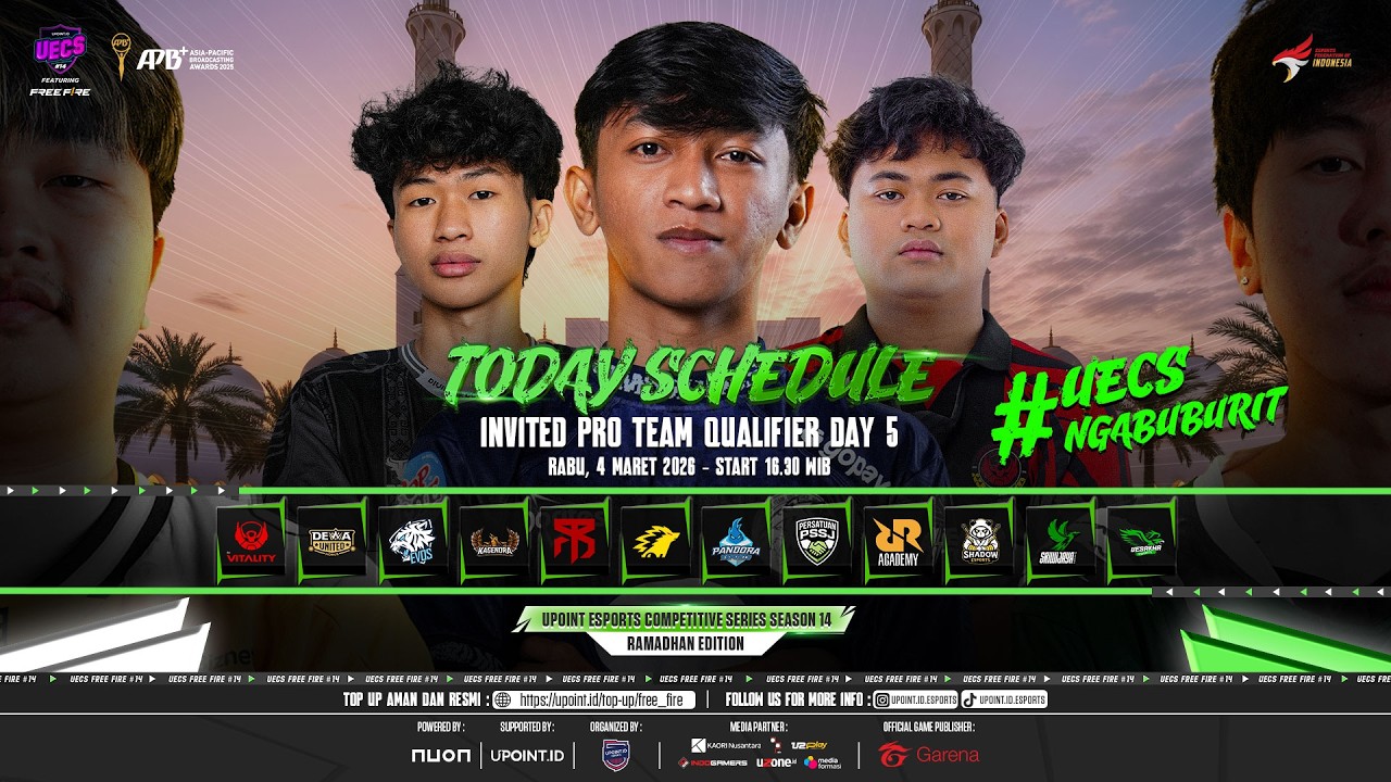 🔴 [LIVE] PRO TEAM QUALIFIER DAY 5 - UECS SEASON #14