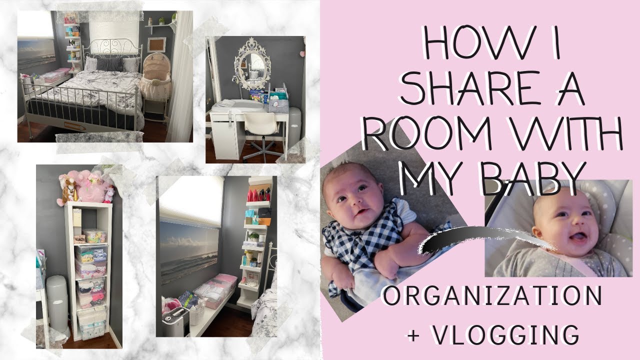 THIS IS HOW I ORGANIZE MY BEDROOM *WITH A BABY* | SHARED BEDROOM WITH THE CUTEST LIL ROOMATE EVER!!!