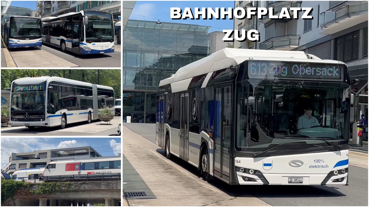 Busse beim Bahnhofplatz Zug | Buses at Bahnhofplatz Zug (2025)