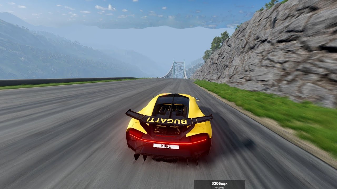 Full Throttle INSANE Long Downhill Mayhem! | BeamNG.drive Epic Crashes & Speed Test #1