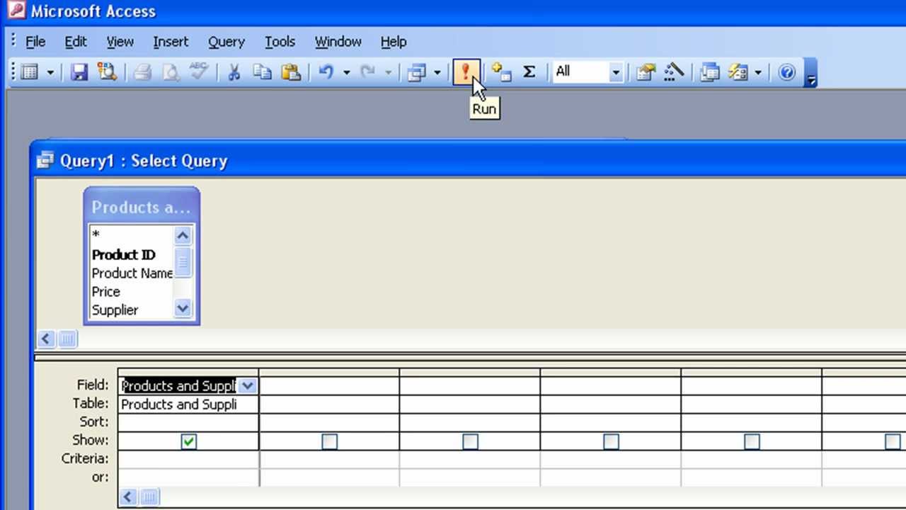 Microsoft Access Tutorial for Beginners #1 - Overview (Access 2003)