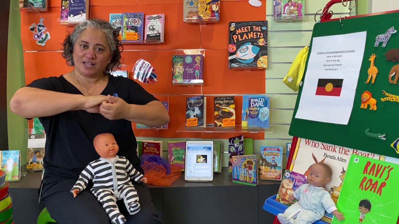 Babies Books and Rhymes with Nanga at Banyo Library