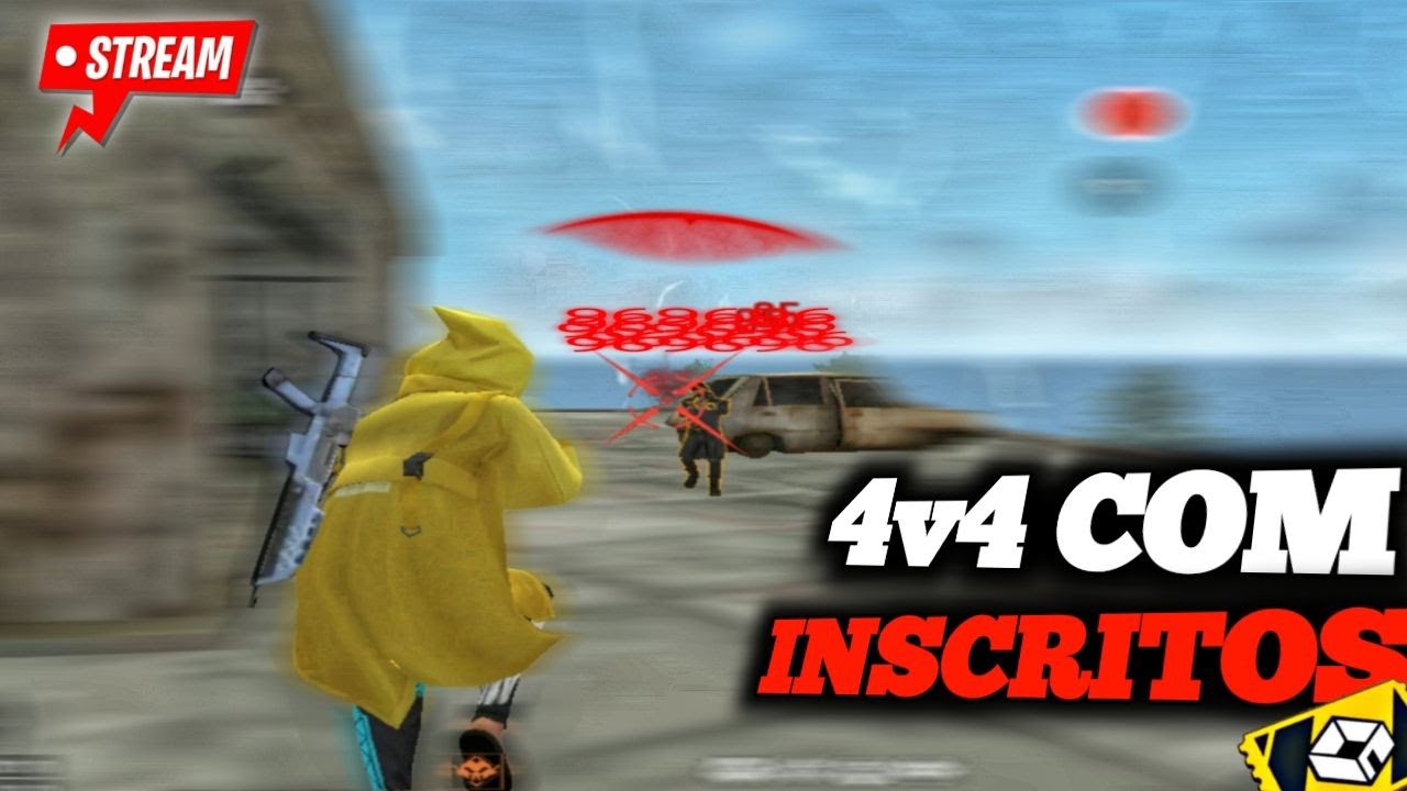 🔴 LIVE FF 🔴 FREE FIRE AO VIVO 🔴 RUMO AO ELITE + 4X4 COM INSCRITOS 🔴 SALA PERSONALIZADA🔴X2 APOSTADO 🔴
