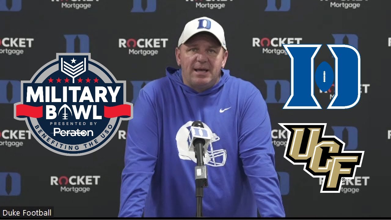 Military Bowl: UCF vs. Duke - Blue Devils HC Mike Elko Press Conference