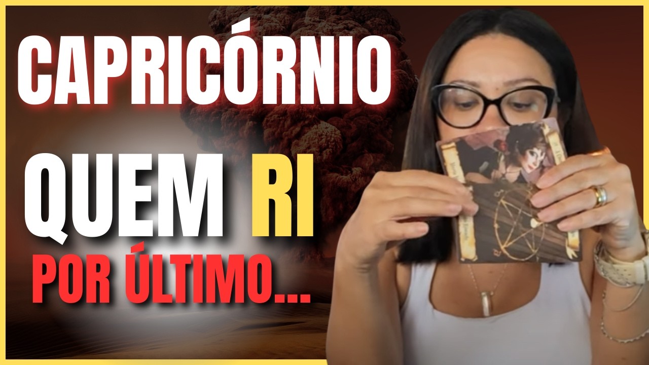 CAPRICÓRNIO UMA PESSOA SERÁ DESMASCARADA A VERDADE VAI EXPLODIR NA SUA FRENTE! PEIXE MORRE PELA BOCA