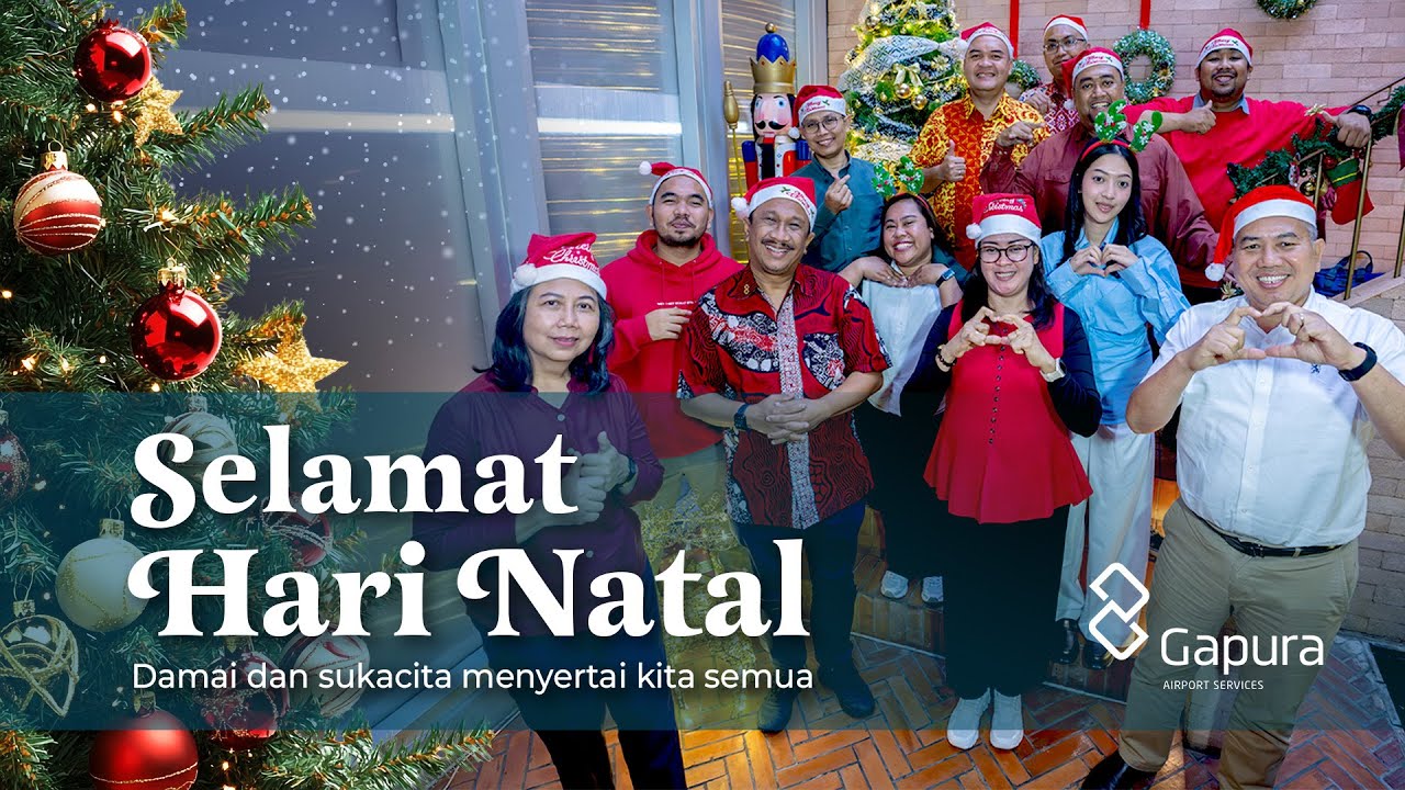 Selamat Natal & Tahun Baru | Terima kasih atas setiap peran, bersama terbang lebih tinggi