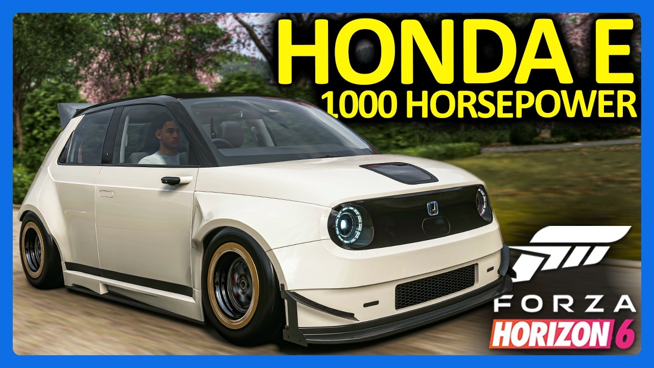 Forza Horizon 6: 1000 лошадиных сил у крошечной Honda E!! (Геймплей FH6)