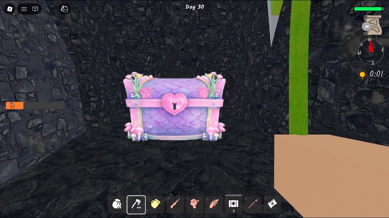 100 Days SOLO in 99 Nights In The Forest ROBLOX