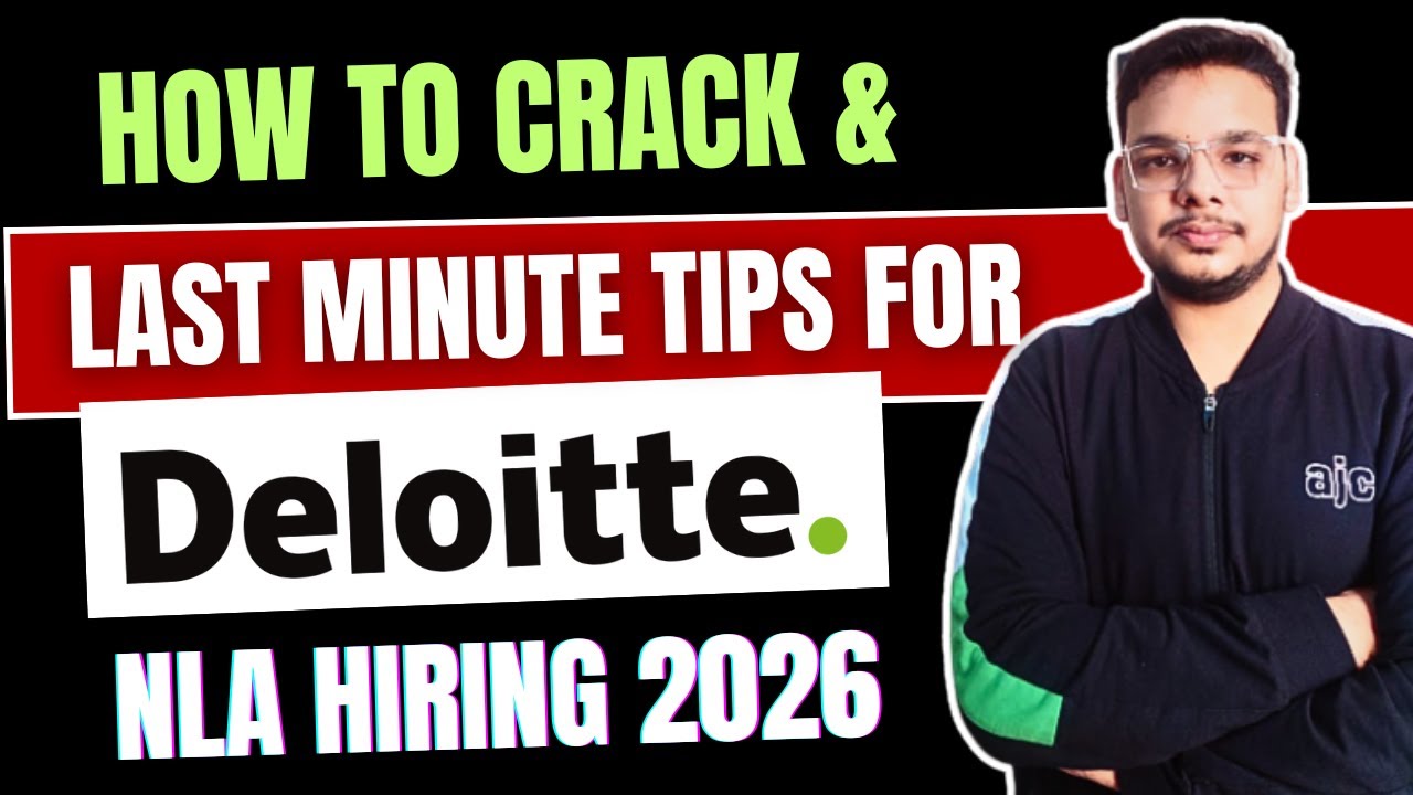 How to Crack Deloitte NLA 2026 | Deloitte Coding Questions | Deloitte NLA Exam Pattern & Preparation