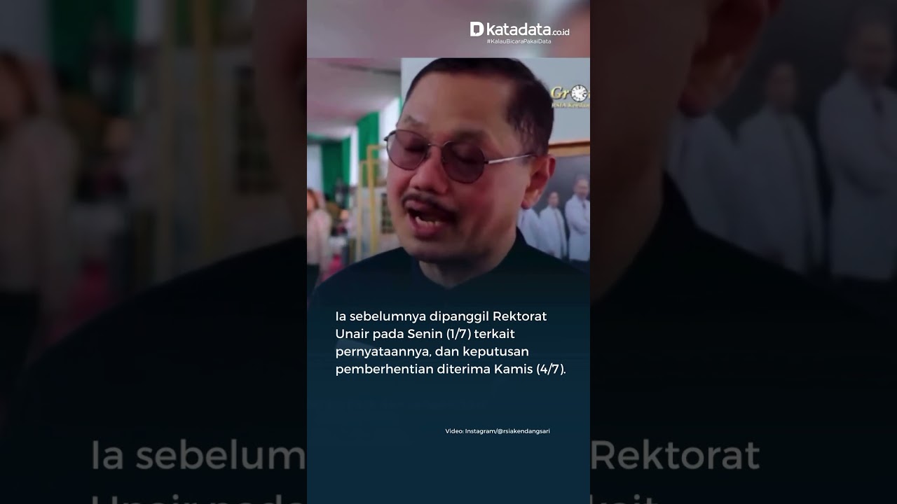 Dekan FK Unair Diberhentikan, Kemenkes Bantah Terlibat