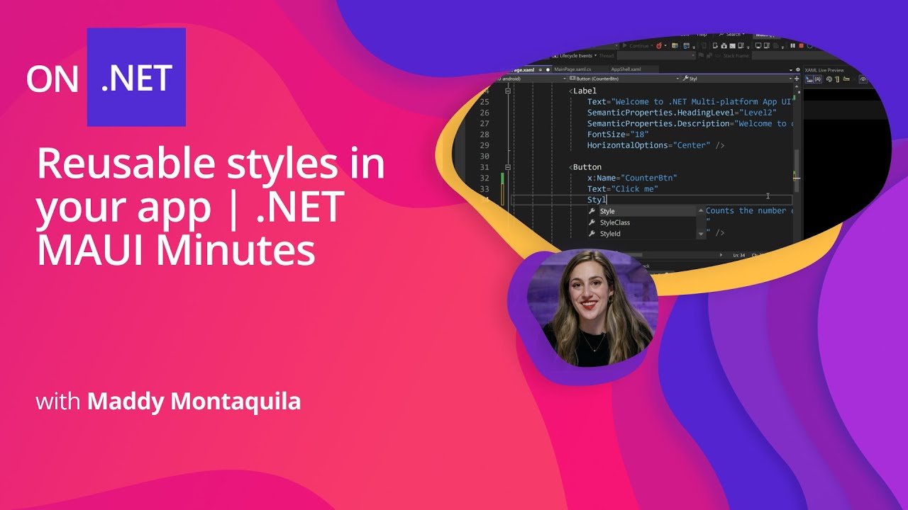 Reusable styles in your app | .NET MAUI Minutes