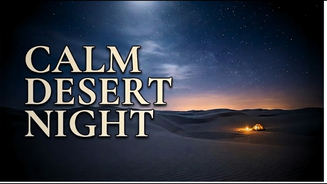 Desert Night Ambient — Deep Sleep Music for Calm Nights | 1 Hour