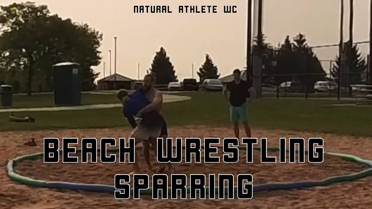 Beach Wrestling Sparring