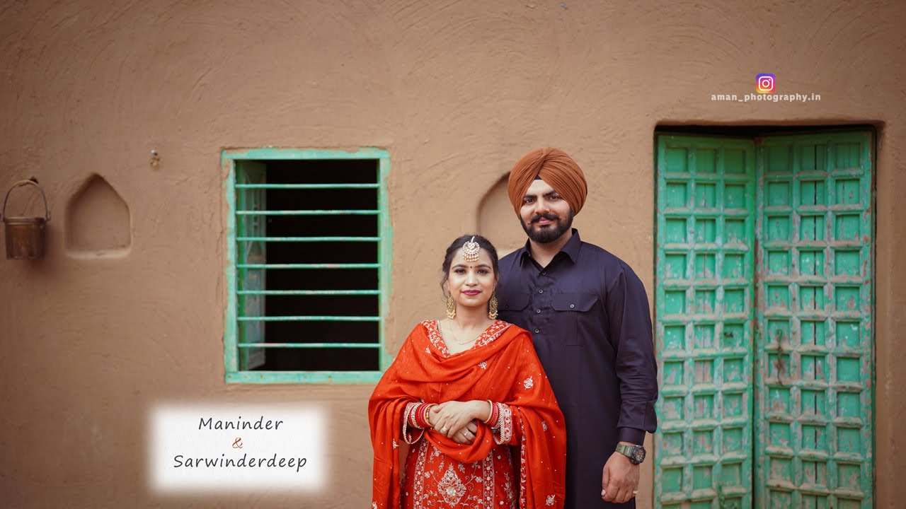 MANINDER & SARWINDERDEEP    4k PRE WEDDING SONG