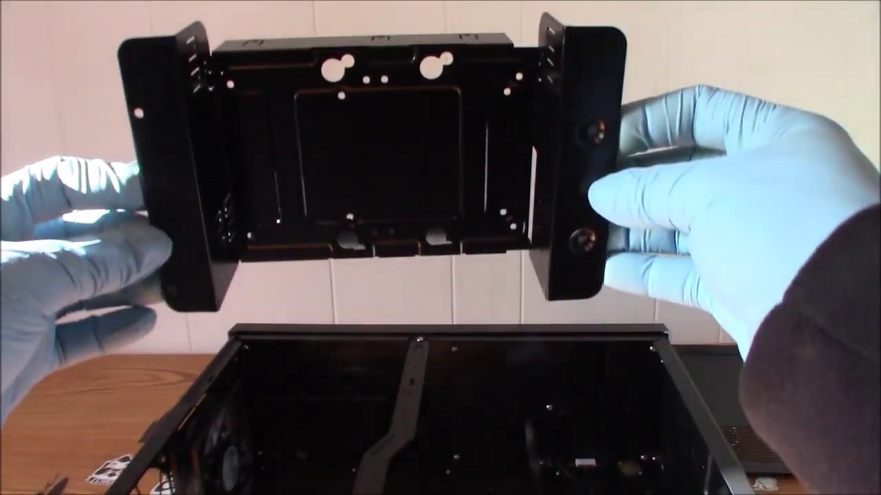 SILVERSTONE Black Steel Grandia Model GD09B ATX Motherboard Media Center HTPC Case Unboxing