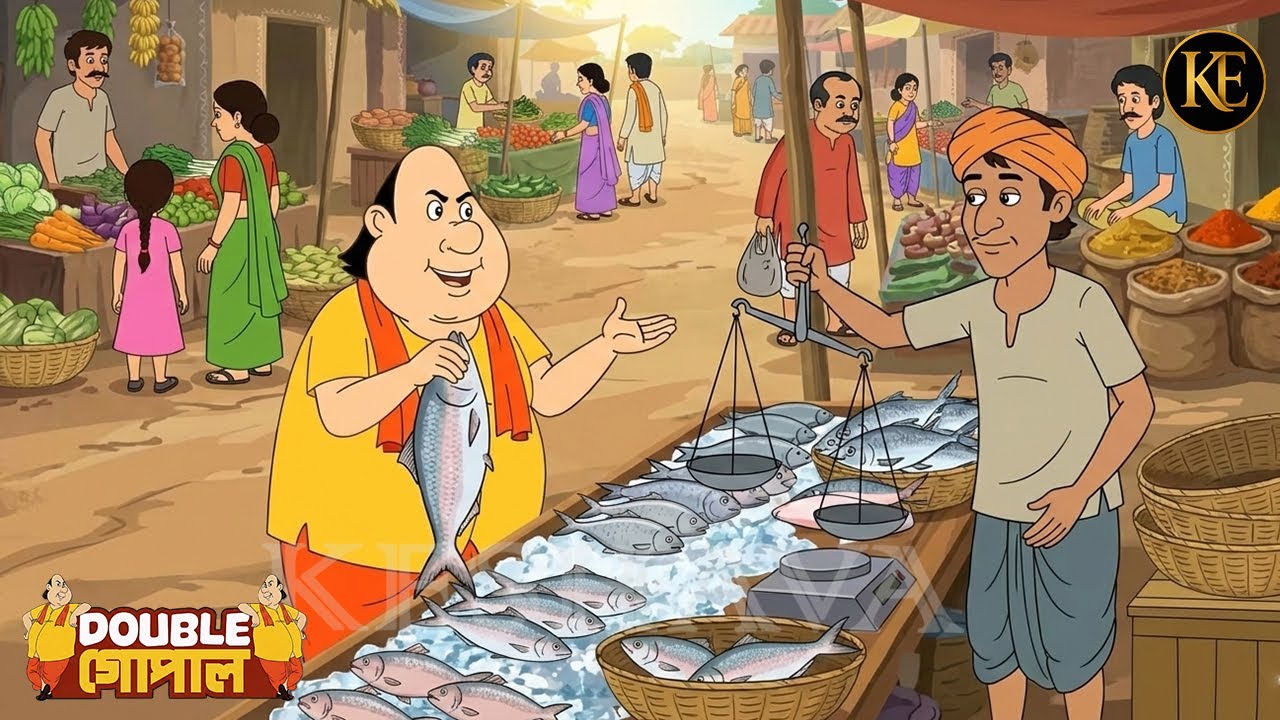 গোপাল বাজার মাছে ভরে দিল।| Gopal Bhar | Best Of Gopal Bhar