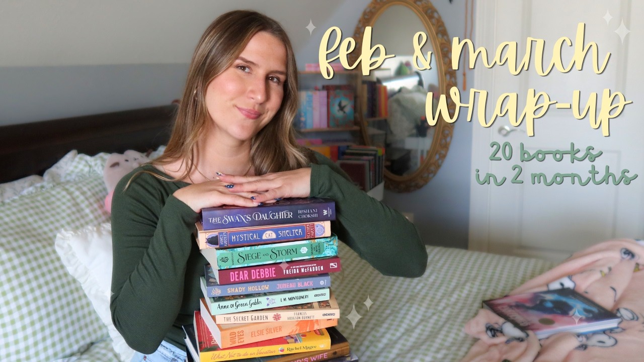 20 книг за 2 месяца! 💫 Итоги чтения за февраль и март!