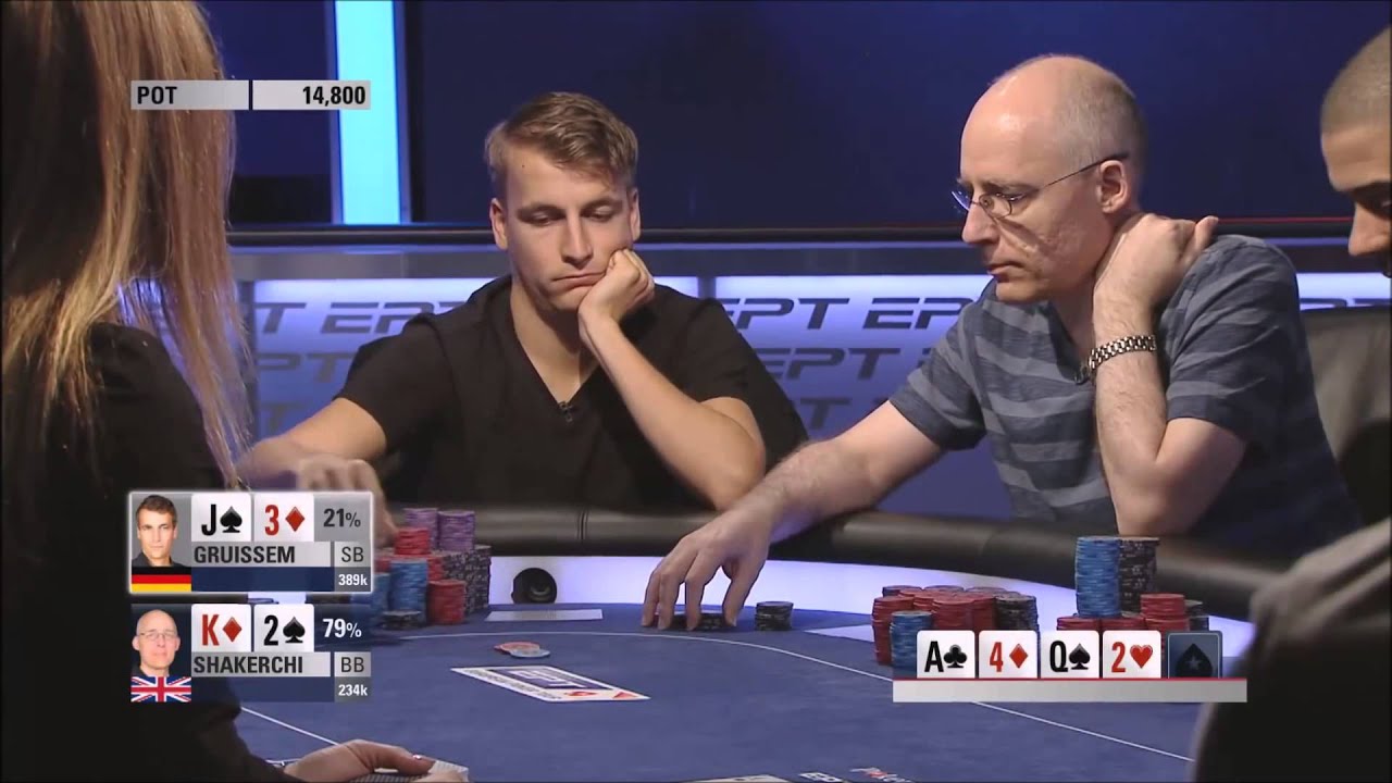 GRUISSEM Bluffs Against SHAKERCHI - GRUISSEM vs SHAKERCHI - EPT 10 Grand Final - Poker Highlight