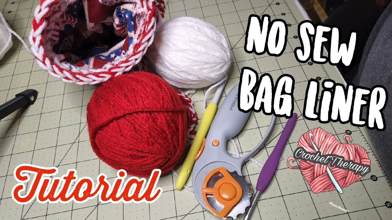 No Sew Bag Liner Tutorial