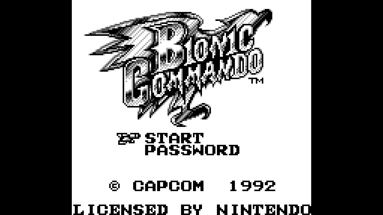 バイオニックコマンドー (GB) 100%クリア (ノーダメージ)
