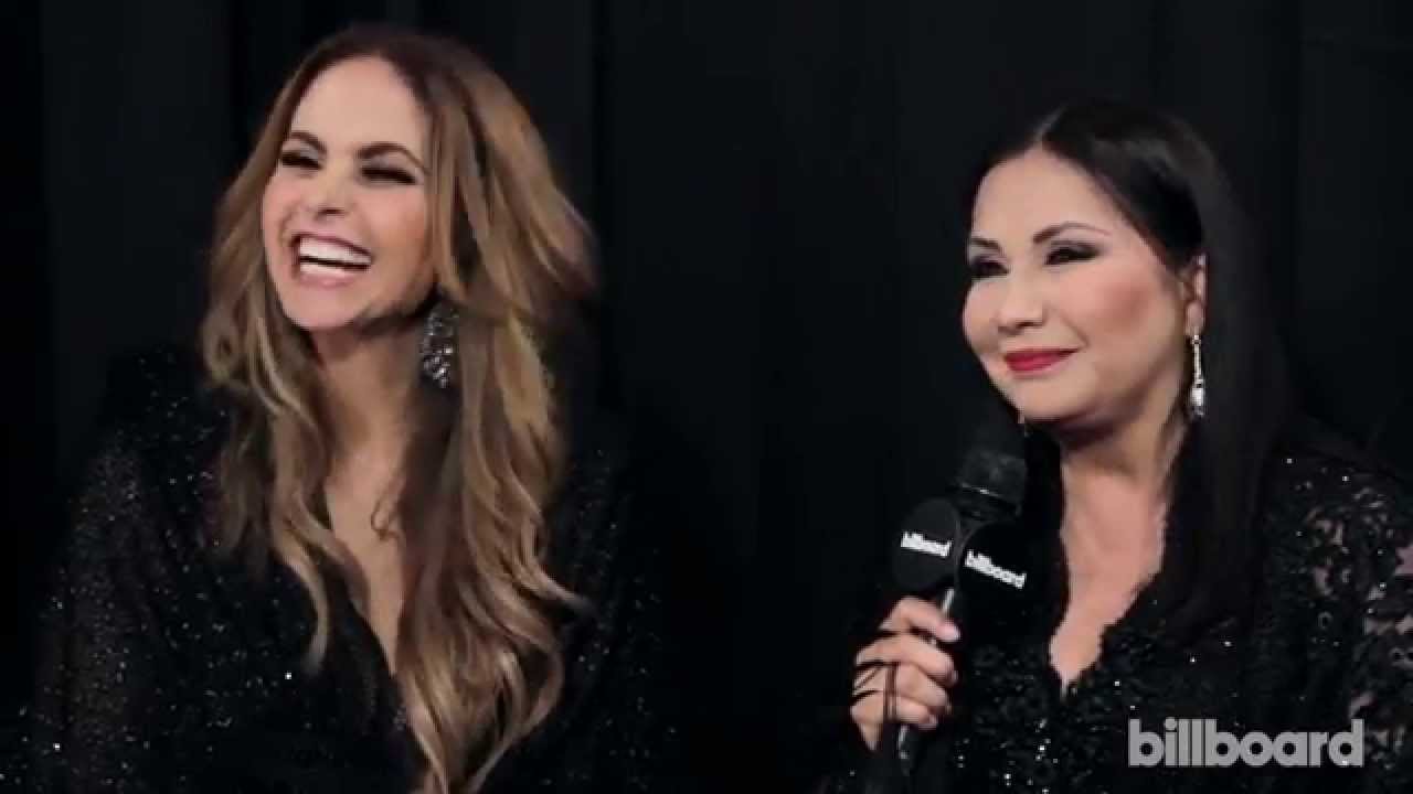 Ana Gabriel and Lucero Backstage at the 2015 Billboard Latin Music Awards